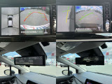 上からの視点で狭い駐車場への駐車などに役立つアラウンドビューモニターです♪