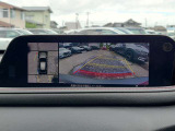 前後左右のカメラで自分のクルマの位置関係や障害物など映し出してくれます。