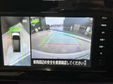 クルマを空から見たような映像が映る、アラウンドビューモニターで、車両周辺の安全確認も一目できます!小さなお子様や障害物も確認できるので、運転のしやすさだけでなく事故防止にも役立ち安心して駐車できます♪