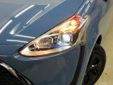 LEDヘッドライトです。デザイン性がよくとても明るいので、夜間の走行や悪天候でも安心です。しかも長寿命!