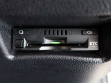 ETC車載器付きです。高速道路の料金所もスムーズに通過できます。