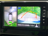 【アラウンドビューモニター】専用のカメラにより、上から見下ろしたような視点で360度クルマの周囲を確認することができます☆死角部分も確認しやすく、狭い場所での切り返しや駐車もスムーズに行えます。