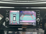 バックに入れるとナビに写るアラウンドビューモニター、バックカメラ付きで駐車をサポート☆
