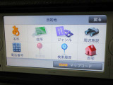 目的地設定画面は住所、電話番号、施設名称らなどから検索設定が出来ます。
