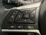 ステアリングスイッチ搭載!ハンドルひとつで手を離さなくても運転中視線をそらさなくても操作が出来て便利です♪