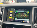 【アラウンドビューモニター】専用のカメラにより、上から見下ろしたような視点で360度クルマの周囲を確認することができます☆死角部分も確認しやすく、狭い場所での切り返しや駐車もスムーズに行えます。