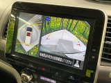 【アラウンドビューモニター】専用のカメラにより、上から見下ろしたような視点で360度クルマの周囲を確認することができます☆死角部分も確認しやすく、狭い場所での切り返しや駐車もスムーズに行えます。
