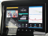 ★スズキコネクト9インチHDディスプレイ搭載メモリーナビ★フルセグテレビ・Bluetooth&ハンズフリー通話・HDMI入力対応・AM/FMラジオ・Apple CarPlay対応★