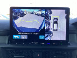 カメラで映した周囲の映像をナビゲーション画面に表示し、ドライバーの死角を減らすことで運転負荷を軽減するマルチビューカメラシステム装備です!