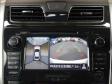 アラウンドビュー☆空から見下ろすような視点で、スムーズな駐車と安全確認をサポート!運転の心強い味方になってくれます♪