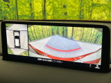 【360&deg;ビューモニター】専用のカメラにより、上から見下ろしたような視点で360度クルマの周囲を確認することができます☆死角部分も確認しやすく、狭い場所での切り返しや駐車もスムーズに行えます。