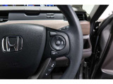 Hondaセンシングの機能のひとつ、アダプティブクルーズコントロール付!アクセルから足を離しても設定したスピードと前車との車間を保ち走行してくれます!車線維持もアシスト☆高速道路で疲労軽減ですね☆