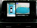 アラウンドモニター 白線や駐車車両をナビ及びルームミラーに表示 駐車している車両との位置関係も一目で分かって安心です