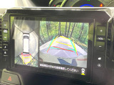 【パノラマモニター】専用のカメラにより、上から見下ろしたような視点で360度クルマの周囲を確認することができます☆縦列駐車や幅寄せ時に活躍してくれます♪
