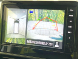 【アラウンドビューモニター】専用のカメラにより、上から見下ろしたような視点で360度クルマの周囲を確認することができます☆死角部分も確認しやすく、狭い場所での切り返しや駐車もスムーズに行えます。