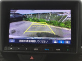 バックモニター付きで、車庫入れやバック時の後方確認をサポート。
