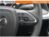 高速道路などを一定の速度で走行したい場合に、スイッチを操作することでアクセルペダルを踏まずに定速走行できます。