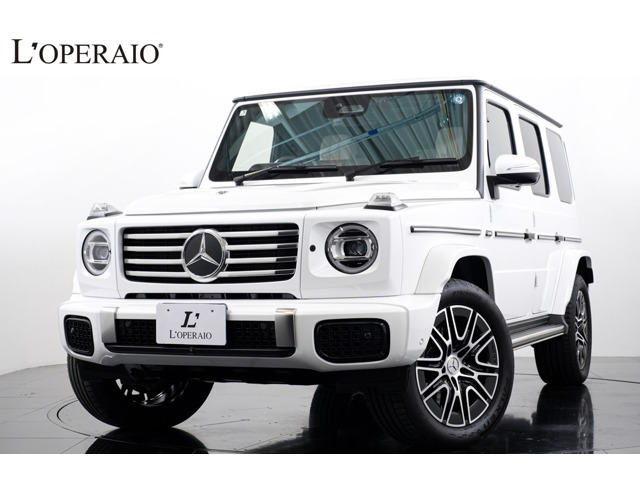 Gクラス G450d AMGラインパッケージ (ISG) 4WD 1オーナー プラチナホワイトレザー AM...