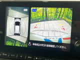 【アラウンドビューモニター】専用のカメラにより、上から見下ろしたような視点で360度クルマの周囲を確認することができます☆死角部分も確認しやすく、狭い場所での切り返しや駐車もスムーズに行えます。