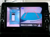 アラウンドモニター 白線や駐車車両をナビ及びルームミラーに表示 駐車している車両との位置関係も一目で分かって安心です