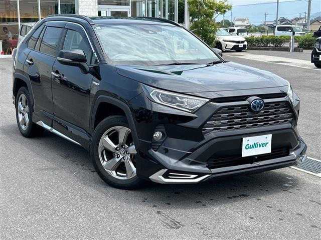 RAV4 2.5 ハイブリッド G E-Four 4WD 本革シート 修復歴無し