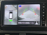 【アラウンドビューモニター】車を上から見下ろしているかのような映像で周囲の状況がひと目で確認、狭い駐車場に駐車するときも安心です♪♪障害物などがあると警告音がなりますので安心して駐車が出来ます★