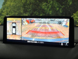 【360&deg;ビューモニター】専用のカメラにより、上から見下ろしたような視点で360度クルマの周囲を確認することができます☆死角部分も確認しやすく、狭い場所での切り返しや駐車もスムーズに行えます。