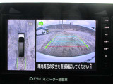 アラウンドビューモニターも付いてるから後退時の周辺も目に入る。