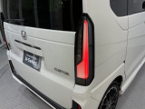 視認性がいいテールランプ。後続車にも存在をアピール。