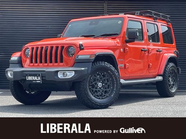 ラングラー アンリミテッド サハラ 4WD 本革シート ワンオーナー