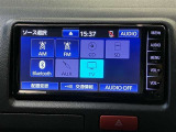 オーディオメニューです。ワンセグテレビなど装備されています。