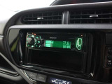 ケンウッドのCDオーディオ(USB/AUX端子付)を装備しています。