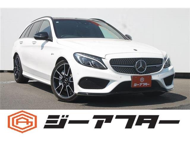 Cクラスワゴン AMG C43 4マチック 4WD 禁煙車 サンルーフ 黒レザーシート 純正