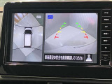 【アラウンドビューモニター】車を上から見下ろしているかのような映像で周囲の状況がひと目で確認、狭い駐車場に駐車するときも安心です♪