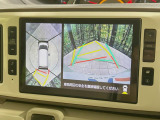 【パノラマモニター】専用のカメラにより、上から見下ろしたような視点で360度クルマの周囲を確認することができます☆死角部分も確認しやすく、狭い場所での切り返しや駐車もスムーズに行えます。
