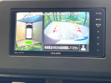 【マルチアラウンドモニター】専用のカメラにより、上から見下ろしたような視点で360度クルマの周囲を確認することができます☆死角部分も確認しやすく、狭い場所での切り返しや駐車もスムーズに行えます。