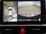 パノラミックビューモニター付きです。全方向の確認ができて安心です。