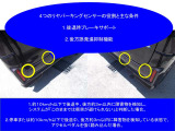 後退時ブレーキサポートも装備されています。