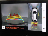 バックガイドモニターを装備しています、車庫入れもラクラクです。パノラミックビューモニターを搭載しています、上からの画像も表示されます。