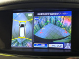 【アラウンドビューモニター】専用のカメラにより、上から見下ろしたような視点で360度クルマの周囲を確認することができます☆死角部分も確認しやすく、狭い場所での切り返しや駐車もスムーズに行えます。