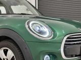 LEDヘッドライト・1目でMINIと分かる丸目のライトです。
