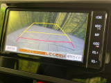 【バックカメラ】駐車時に後方がリアルタイム映像で確認できます。大型商業施設や立体駐車場での駐車時や、夜間のバック時に大活躍!運転スキルに関わらず、今や必須となった装備のひとつです!