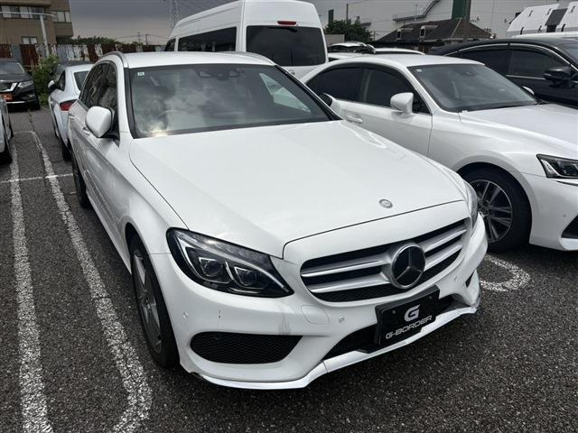 Cクラスワゴン C200 スポーツ 禁煙車 純正8.4インチナビ フルセグTV