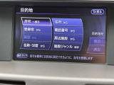 日産純正メモリーナビ。操作も簡単なタッチパネルです。