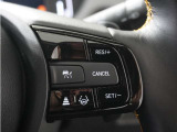 ◆アダプティブクルーズコントロール◆予め設定した車速内でクルマが自動的に加減速。前走車との適切な車間距離を維持しながら追従走行します。【LKAS】車線維持支援システムでステアリング操作を支援。