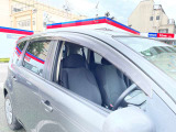 プラスチックバイザーで雨の日も車内換気で気分良くドライブ出来ます