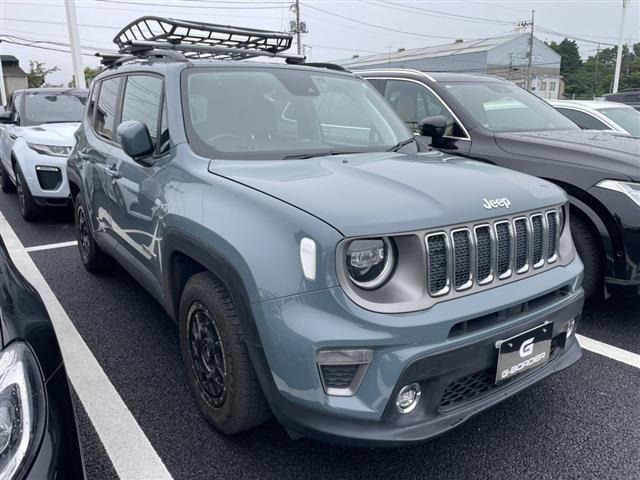 レネゲード リミテッド 禁煙車 黒革シート 純正ナビ フルセグTV