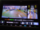 バックカメラの画像です。ガイドラインがスムースな車庫入れをサポートいたします。車庫入れの安心感がアップしますね。