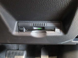 ETC車載器付きです。高速道路の料金所もスムーズに通過できます。