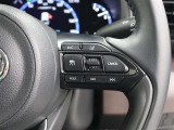 レーダークルーズコントロール使用時に、同一車線内中央を走行できるよう操舵を支援するレーントレーシングアシスト[LTA]が装着されています。